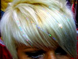 Holographic hair fairy hair